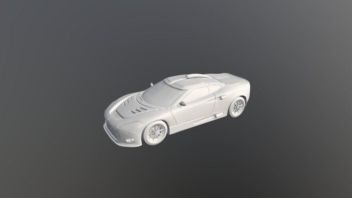 Spyker c8 free download 3D Model