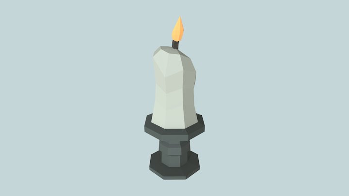 Candle 3D Model