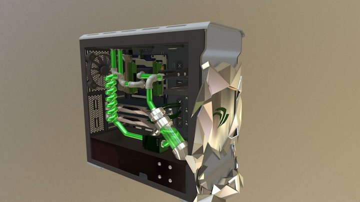 Nvidia Tower Case Contest 3D Model