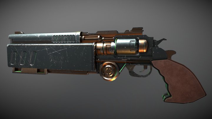 TriGun 3D Model