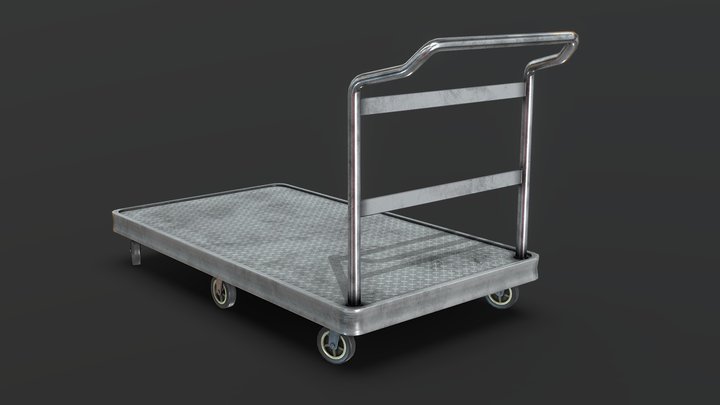 Commercial Cart 3D Model