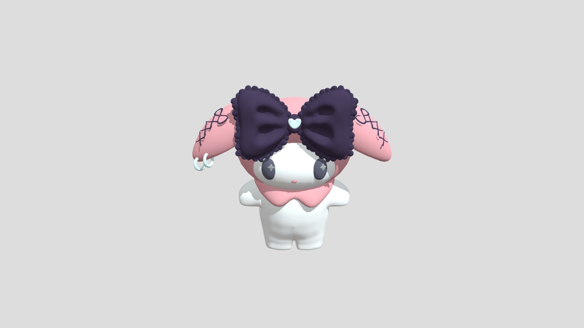 My Melody Jirai Kei ♥ - 3D model by Lunarbonn [0055040] - Sketchfab