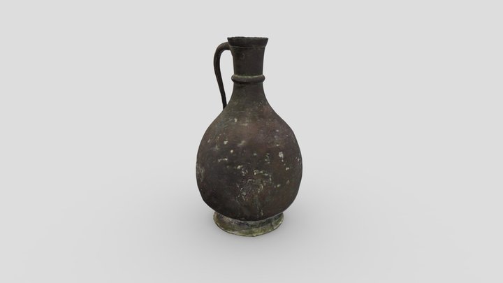 Кувшин для воды медный Азия 3D Model