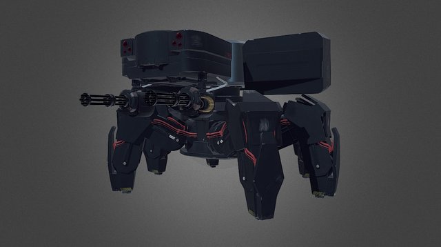 Ghost in the Shell - Tank 3D Model