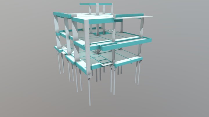 Projeto Residencial 3D Model