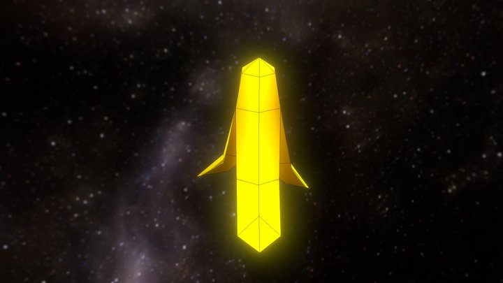 Banana (Low Poly) 3D Model