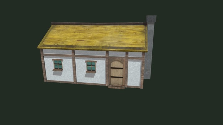 House-OneFloor 3D Model