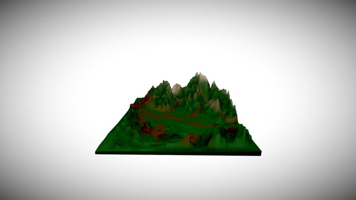 Test Terrain01 3D Model