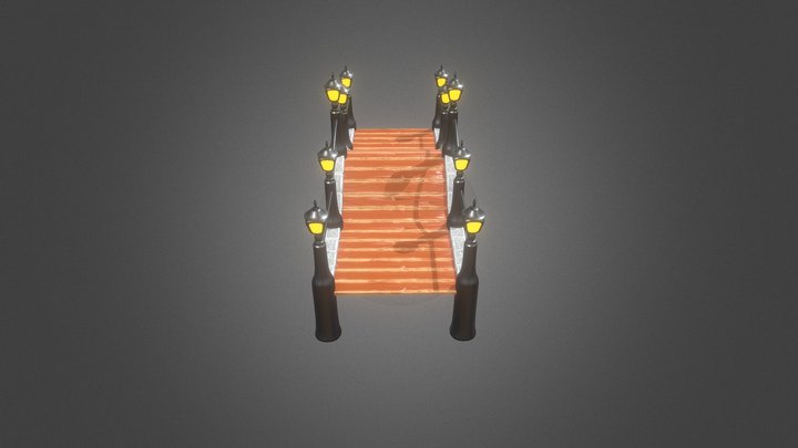 Stylize Bridge 3D Model