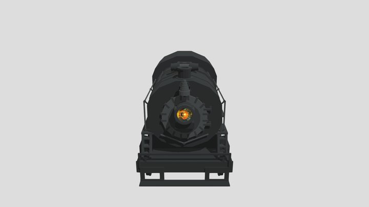 Locomotive Train 3D Model