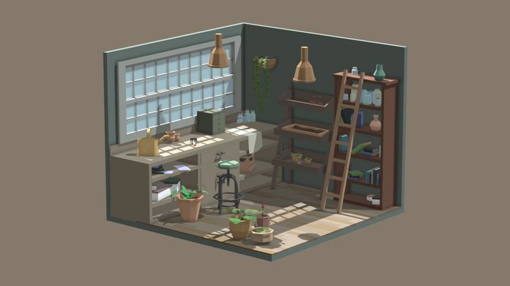 Gardener's room 3D Model