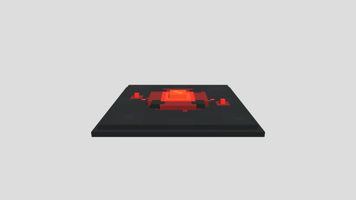 Lava Puddle - Voxel 32x32