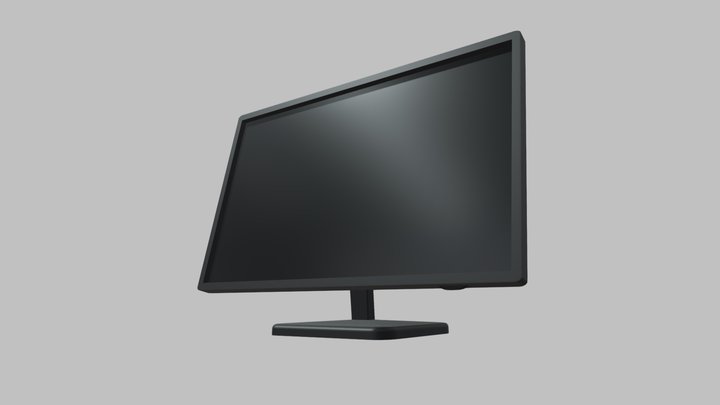 Desktop monitor lcd 3D Model