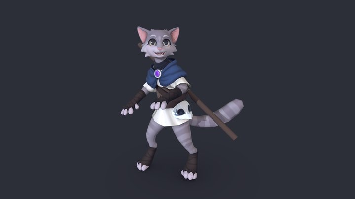 Ihrin the Adventurer 3D Model