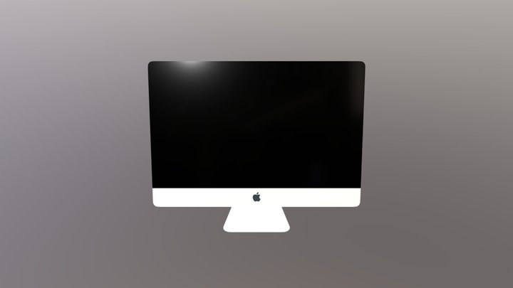 Apple iMac 27 3D Model