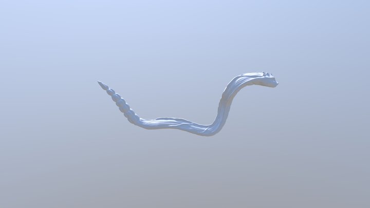 Snake Highpoly 3D Model