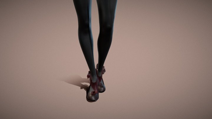 High Heels For Ray II Retopo And Bake