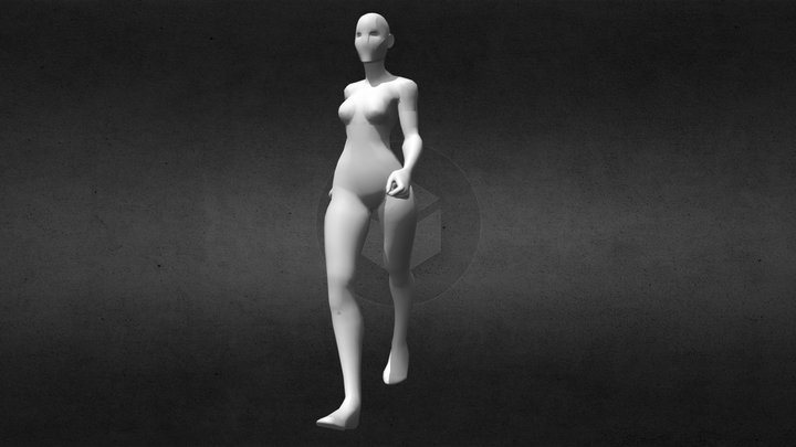 Feminine Walk 3D Model