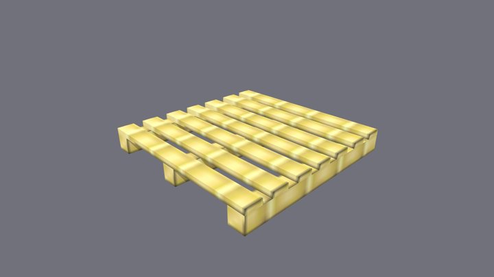 Minecraft Bamboo Pallet 3D Model
