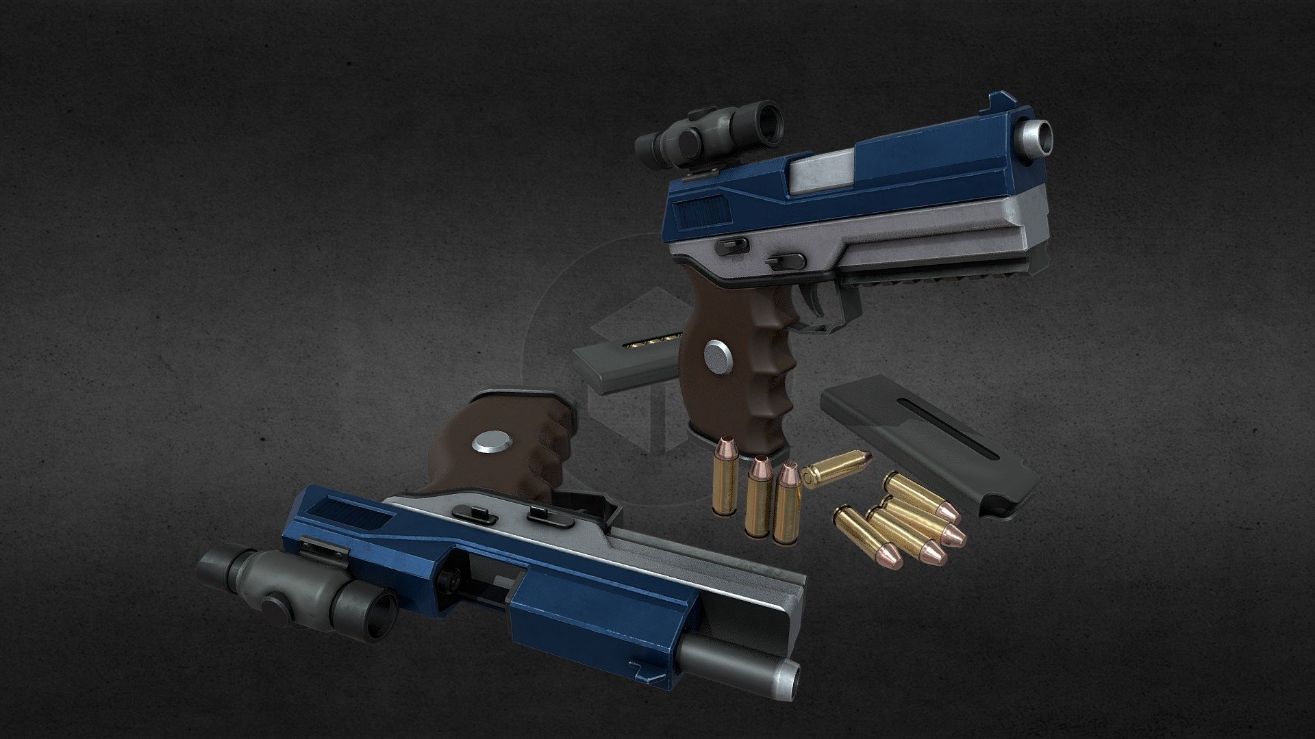 .44 Weland Magnum Auto - Presentation - 3D model by NotARealStudio ...