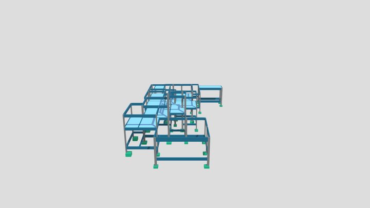 Projeto Estrutural 3D Model