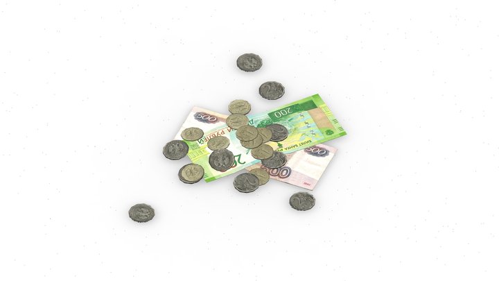 Russian's money 3D Model