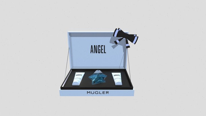 ANGEL Parfum box MUGLER 3D Model