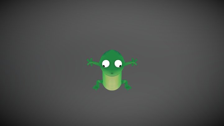 Tom lizard Hoppers 3D Model