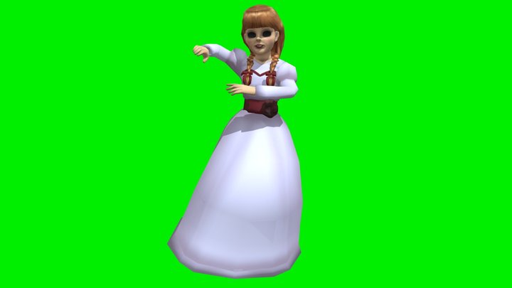 Annabelle (The Conjuring) Gangnam Style 3D Model