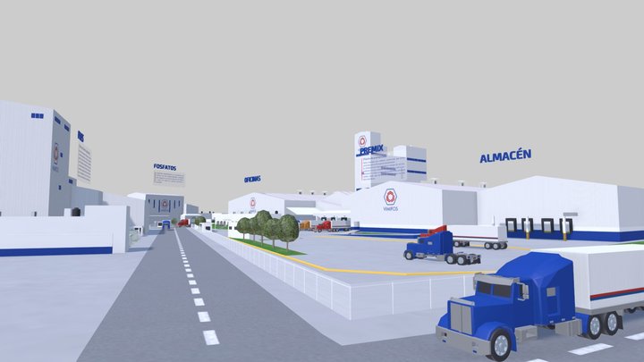 Planta Vimifos Animada 3D Model