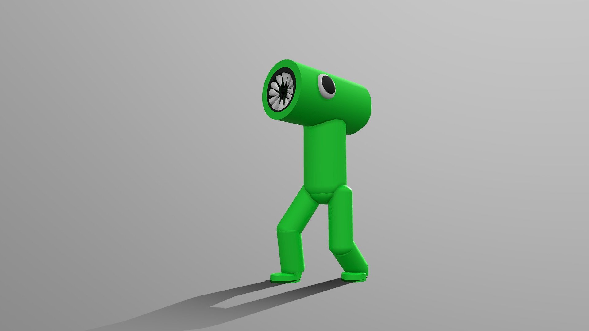 Green From Rainbow Friends (V2) - Download Free 3D model by dorime