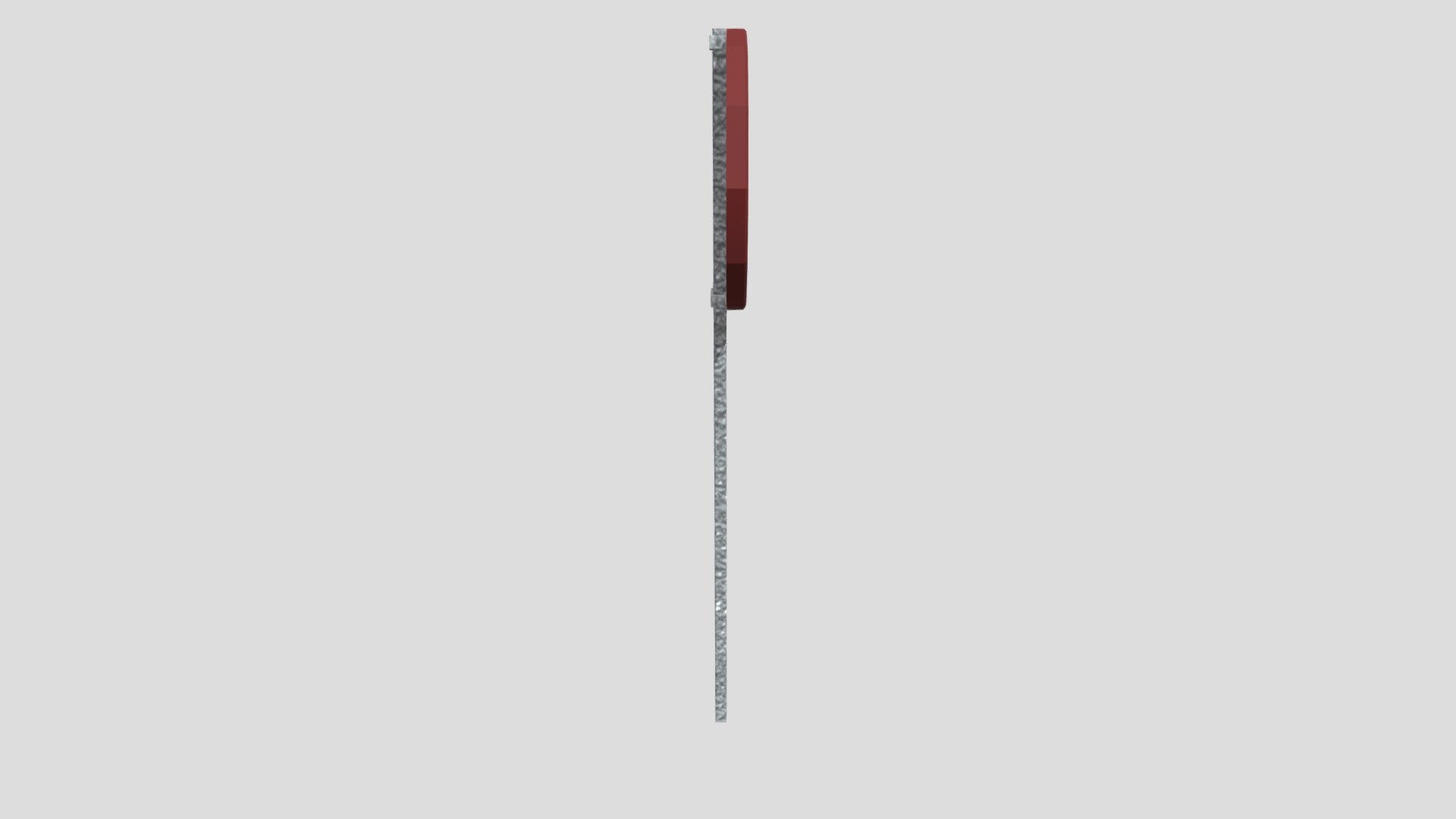 Señal de trafico STOP (Low Poly)