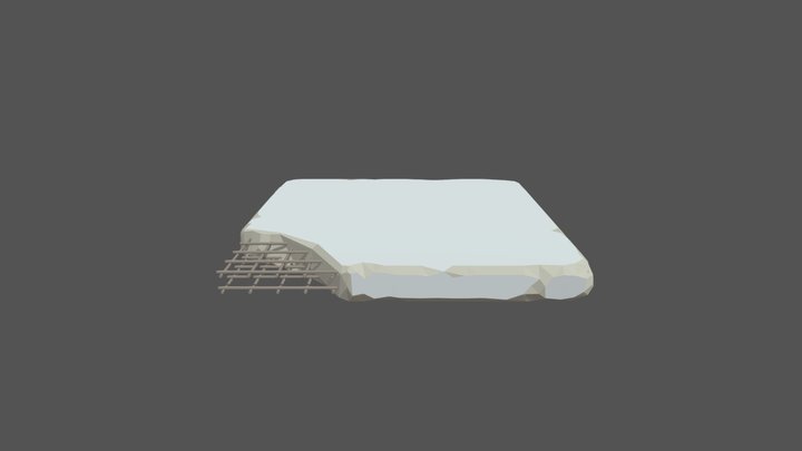 Broken Slab 3D Model