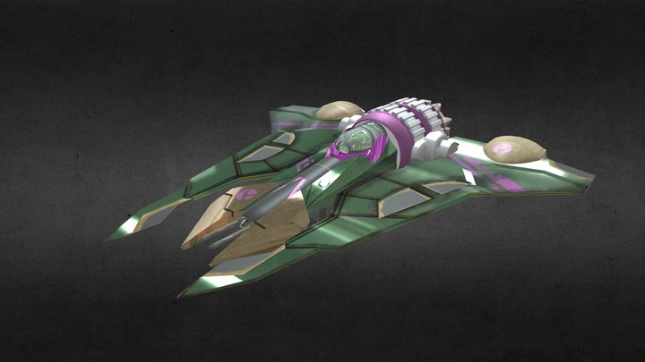 Mandalorian Gauntlet fighter 3D Model