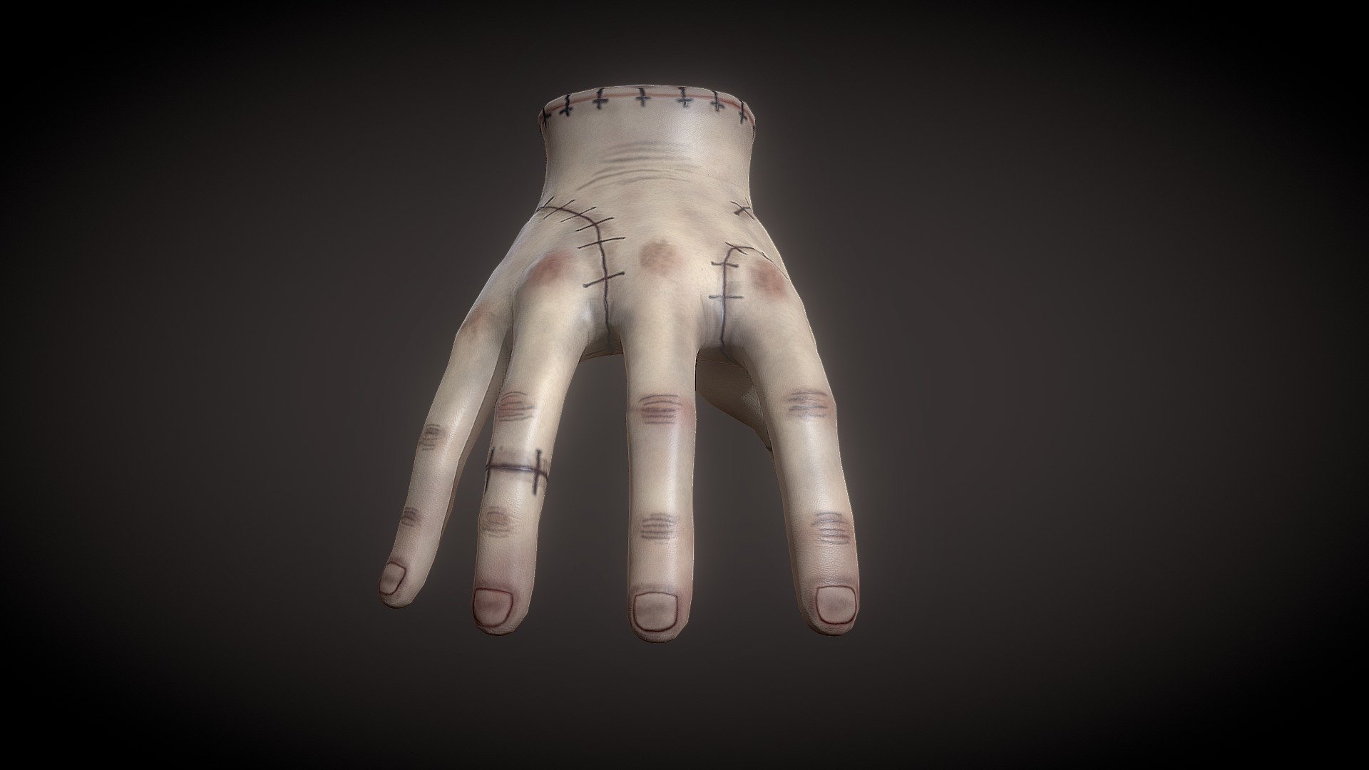 Thing ,hand from serial Wednesday's Addams - Download Free 3D model by ...