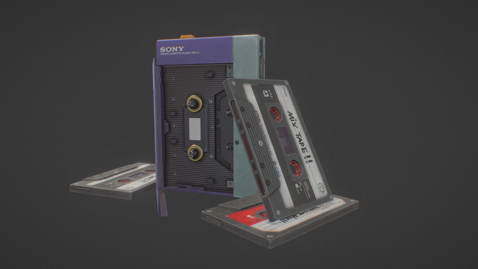 Sony Walkman - 3D model by lDanielCO [0062139] - Sketchfab