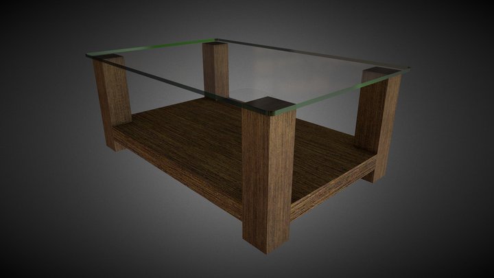 Small Table 3D Model