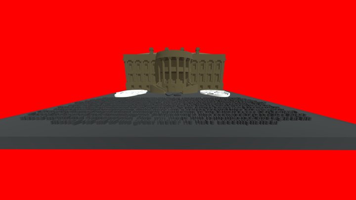 v1 white house v4vv 3D Model