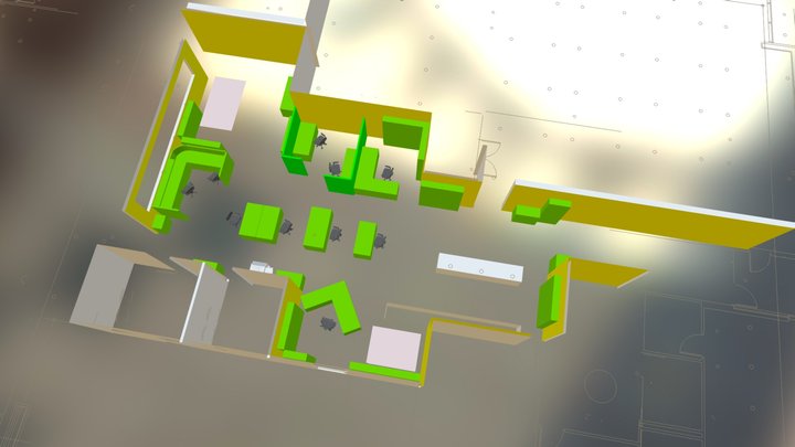 Staff Area - Draft 1 3D Model