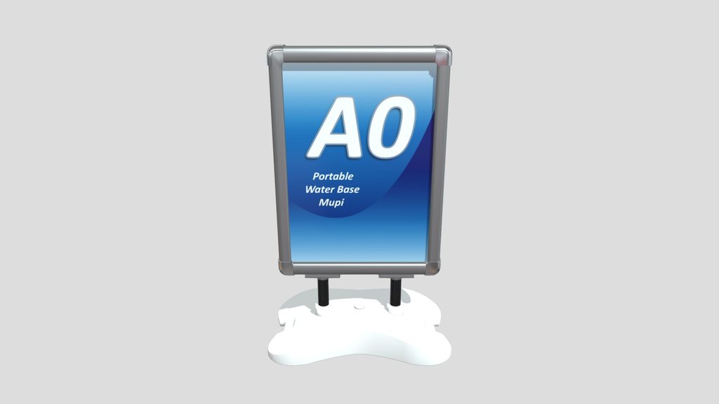 A0 Water Base Mupi Directional Signage