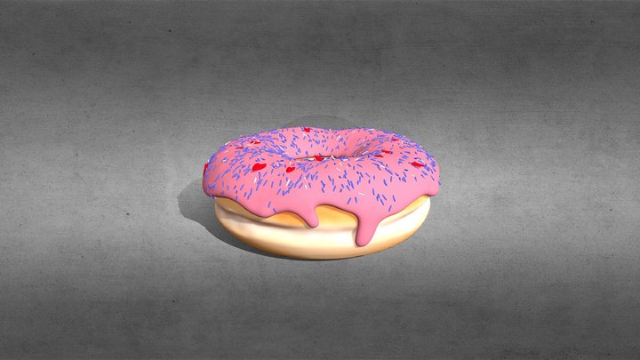 Donut 3D Model
