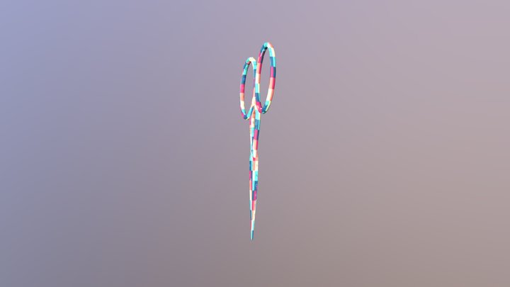 Sewing Scissors 3D Model