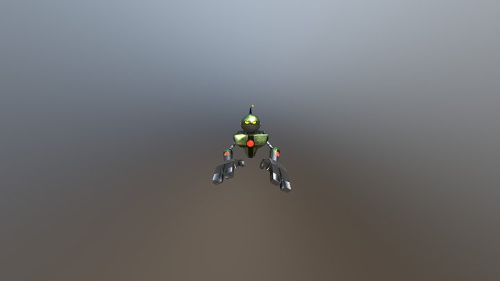 Guard Bot 3D Model