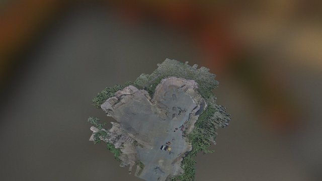 BBNC North Pit Simplified 3D Mesh 3D Model