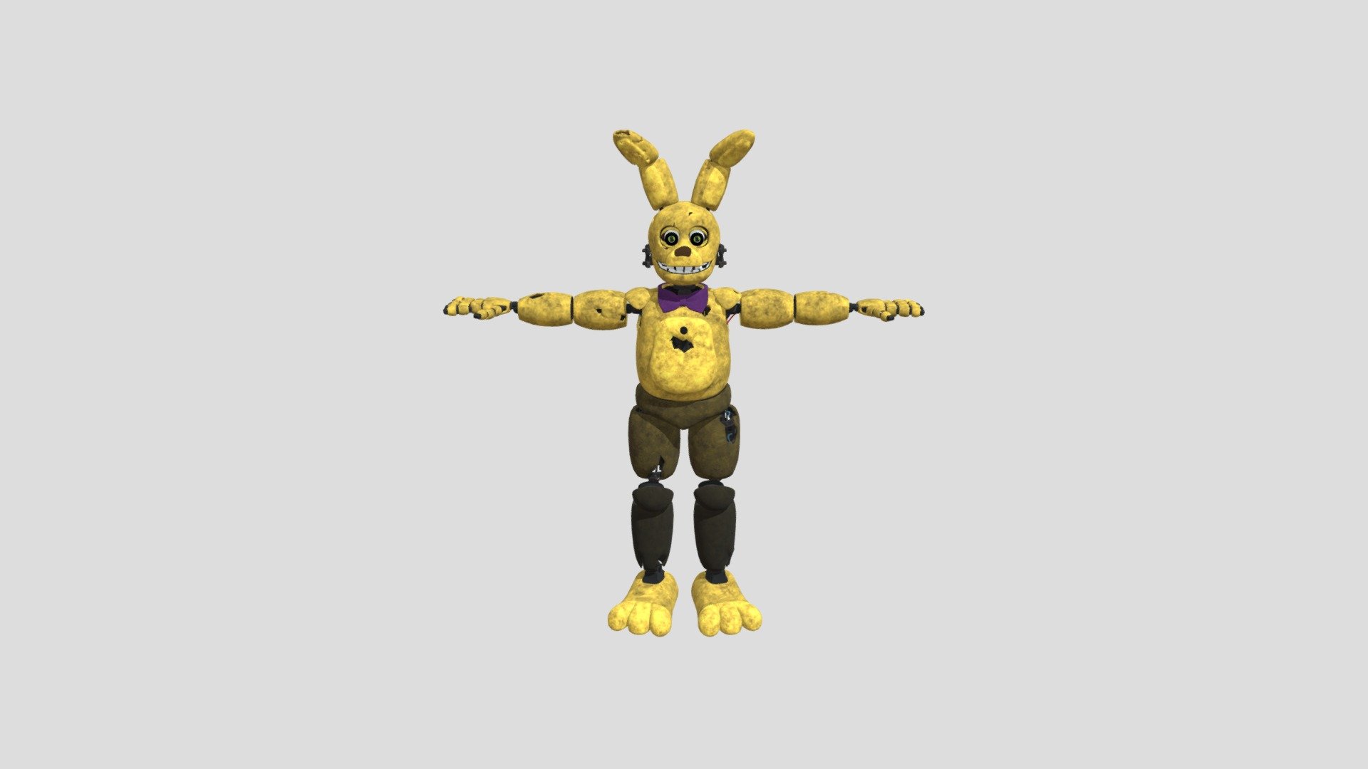 withered Springbonnie Download Free 3D model by Atomo (Statix_9