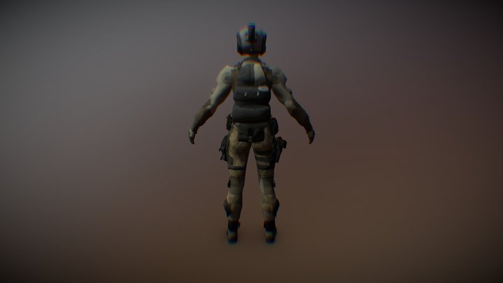 Warface  Rifleman 3D Model