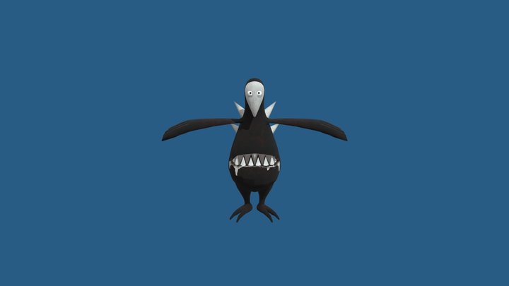 [Avatavi] Bird monster 3D Model