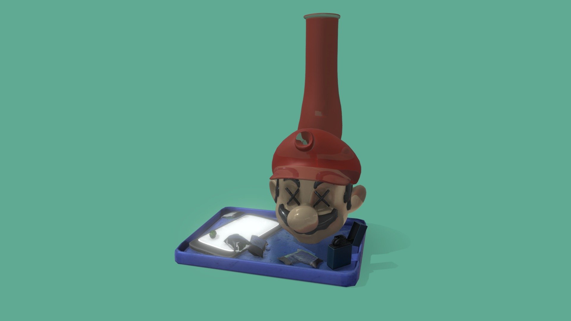 Highgod Highbro Bongtray 3d Model By Virtualdispensary 0067156 Sketchfab 3148