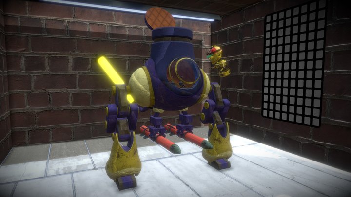 Robot battle suit - R0D - 0L - F0 3D Model