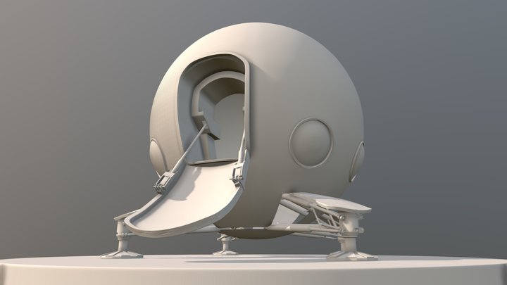 Capsule 3D Model